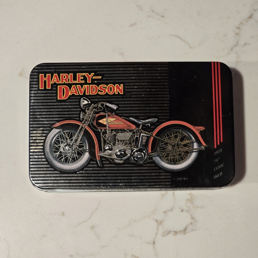 1997 Limited Edition Harley-Davidson Collectible Tin Playing Cards